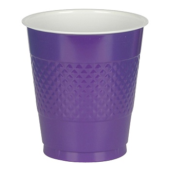 Стакан пласт Purple 355мл 10шт/А