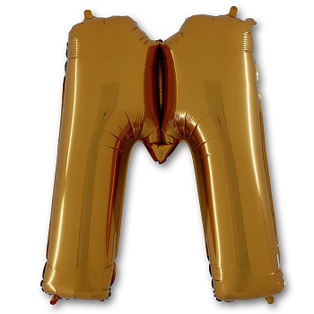 Г БУКВА М 40" Gold