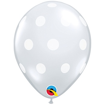 Шелк 05" Polka Dots Diam Clear/Q