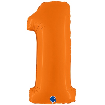 Г ЦИФРА 1 40" Пастель Orange