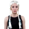 Парик карн Косы белые 60см/G