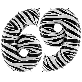 Г ЦИФРА 6/9 40" Zebra