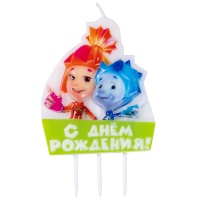 Свеча д/торта Фиксики С ДР/G