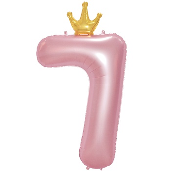 К ЦИФРА 7 45" Pink Корона