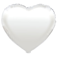 К Б/РИС СЕРДЦЕ 18" Металлик Silver