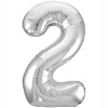 Р ЦИФРА 2 40" Металлик Silver