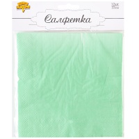 Салфетка Пастель мятная 33см 12шт/G