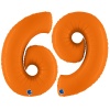 Г ЦИФРА 6/9 40" Пастель Orange
