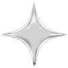 П Б/РИС 20" ЗВЕЗДА 4х-конечная Silver