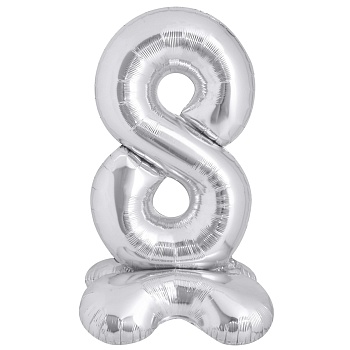 К ЦИФРА 8 50" Silver на подставке