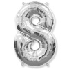 Ф ЦИФРА 8 40" Silver