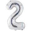 К ЦИФРА 2 40" Silver блеск
