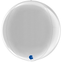 Г 3D СФЕРА Б/РИС 15" Металлик Silver