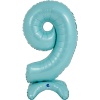 Г ЦИФРА 9 25" Pastel Blue на подставке
