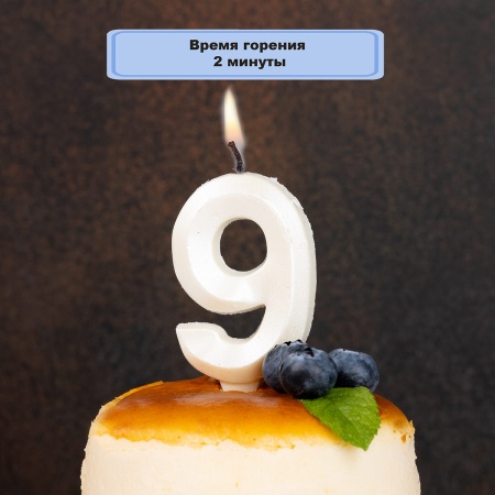 Свеча -цифра 