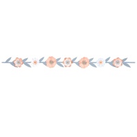 Гирлянда Цветы rose gold 190см/А